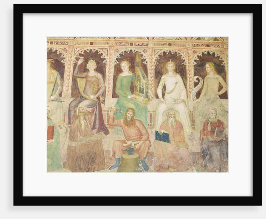 Detail from 'The Allegory of Christian Learning', Capellone degli Spagnoli, 1365-67 by Andrea di Bonaiuto