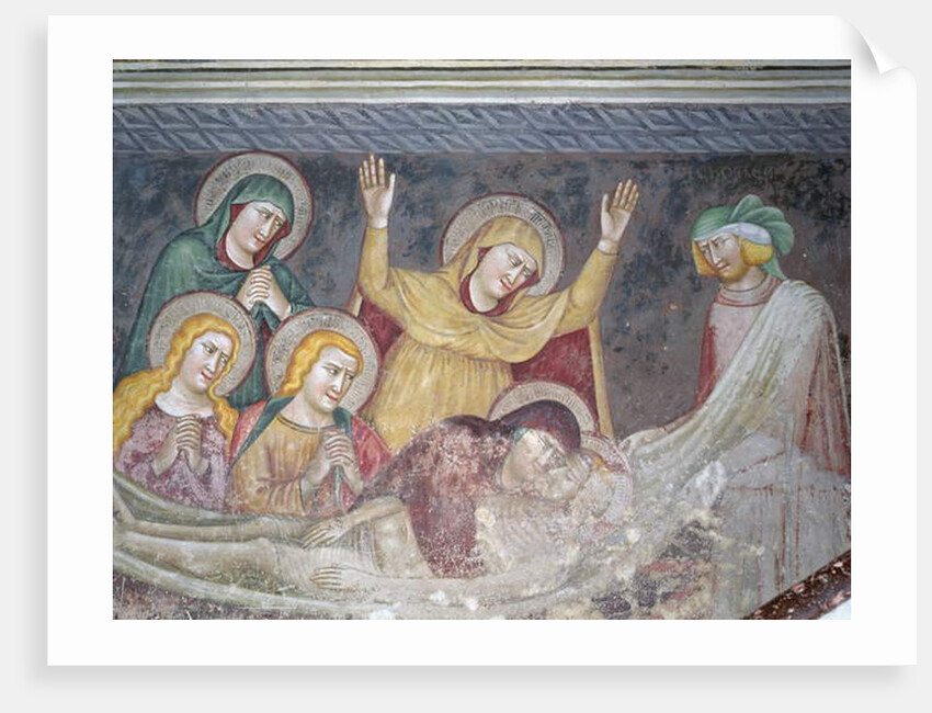 The Entombment of Christ by Ambrogio Bondone Giotto