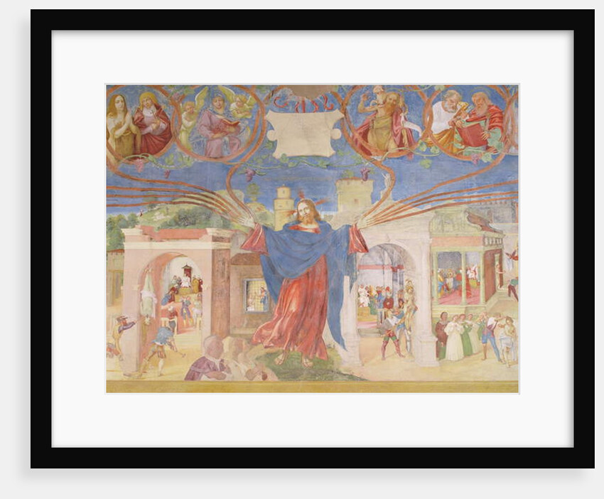 Detail from 'Christ-Vine and the Legend of Saint Barbara', 1524 by Lorenzo Lotto