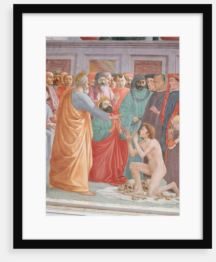 Detail of Raising of the Son of Theophilus and St Peter Enthroned by Filippino Lippi