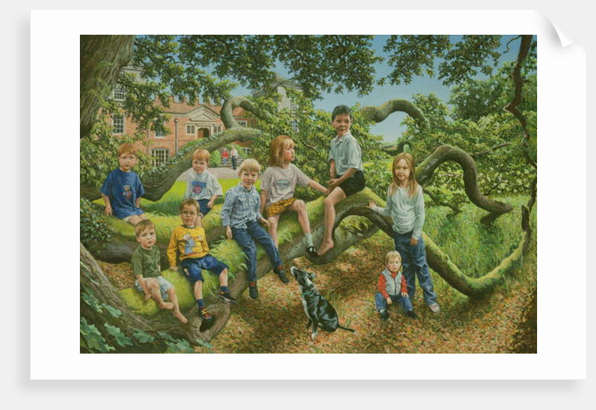 Lord and Lady Boyd and their Grandchildren, 2001 by Vincent Yorke