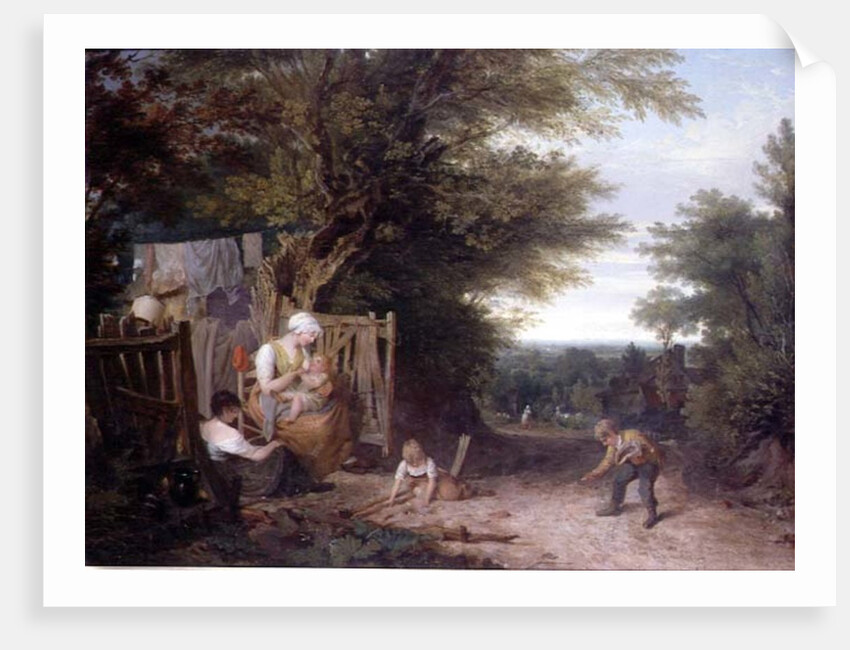 At the Cottage Gate by William Collins
