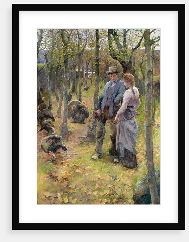 The Edge of the Woods, exh.1894 by Elizabeth Adela Stanhope Forbes