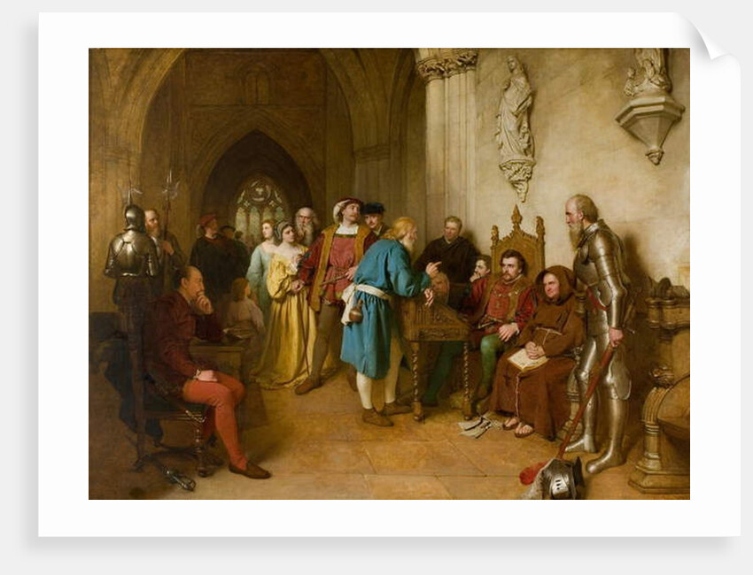 The Warning before Flodden, 1874 by John Faed