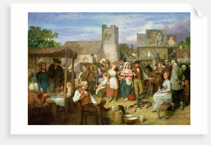 The Statute Fair, exh.1871 by John Faed