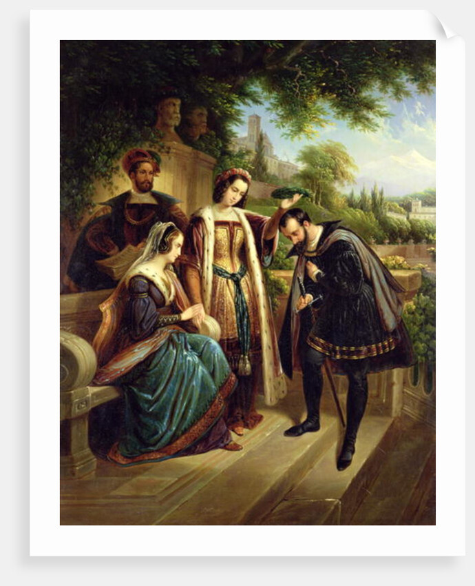 Queen Isabella and Columbus by Henry Nelson O'Neil