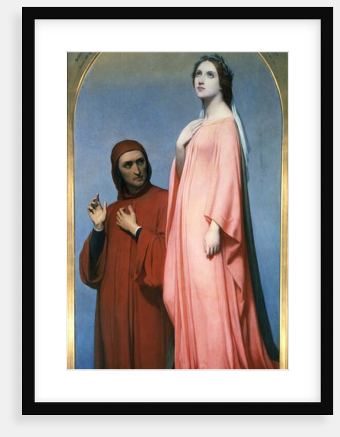 The Vision: Dante and Beatrice, 1846 by Ary Scheffer