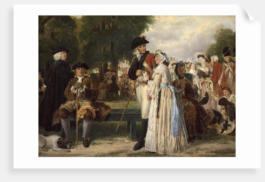 The World Forgetting - Sunday Afternoon in Kensington Gardens, 1877 by John Callcott Horsley