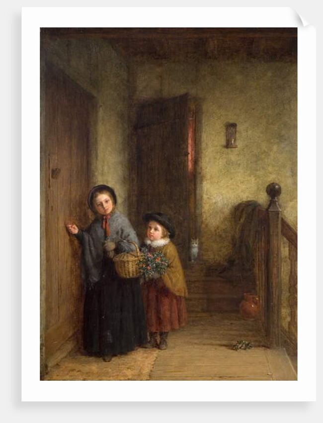 Christmas Visitors, 1869 by Frederick Daniel Hardy
