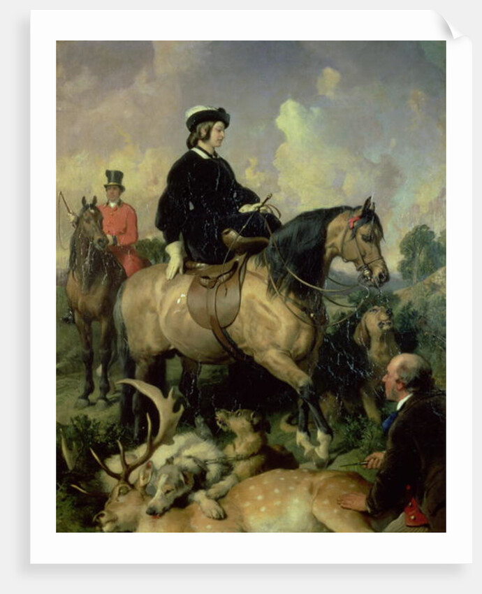 Queen Victoria in Windsor Home Park, 1865 by Edwin Landseer