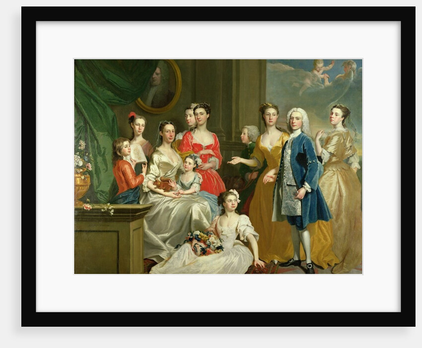The Family of Eldred Lancelot-Lee, 1736 by Joseph Highmore