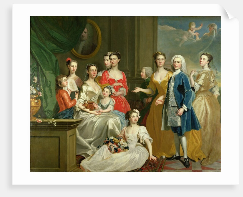 The Family of Eldred Lancelot-Lee, 1736 by Joseph Highmore