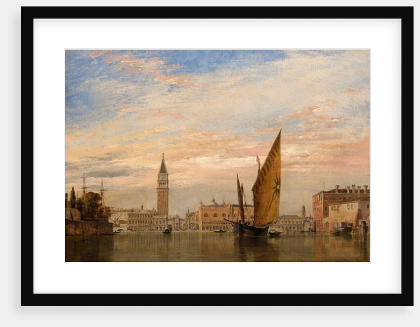 On the Grand Canal in Venice, 1851 by Edward William Cooke