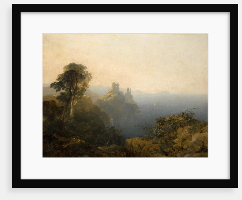Black Castle, Wicklow, 1854 by Edmund John Niemann