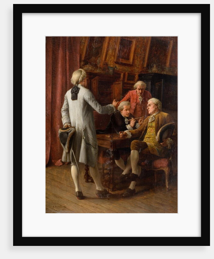 The Connoisseurs, 1867 by Benjamin Eugene Fichel