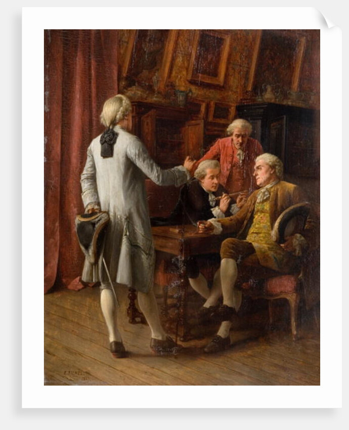 The Connoisseurs, 1867 by Benjamin Eugene Fichel