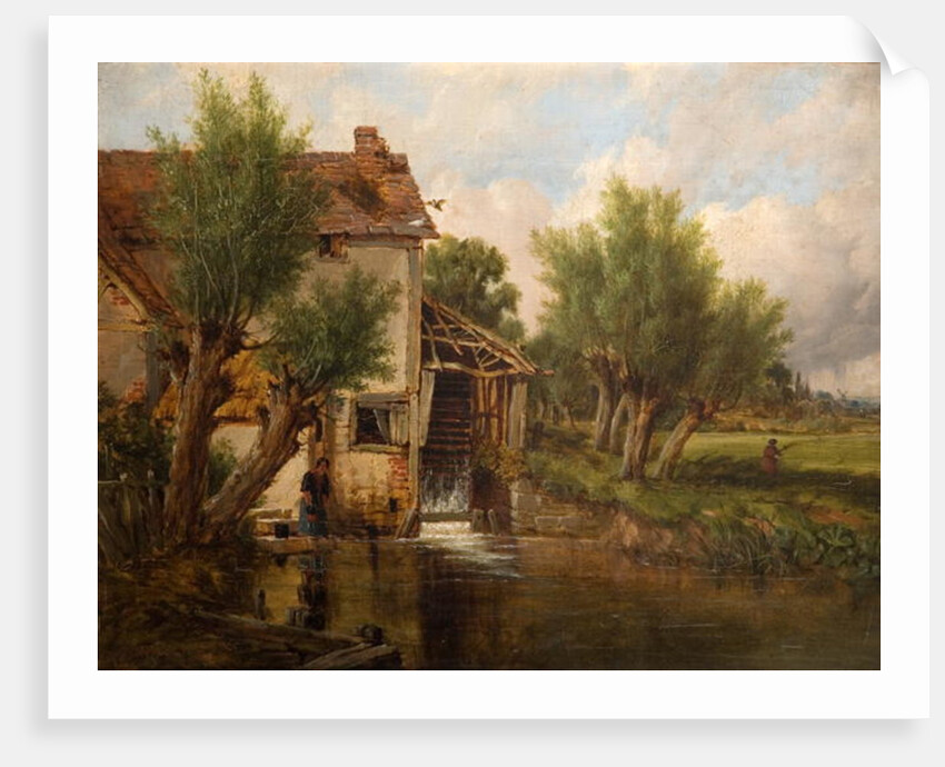 An Old Mill near Worcester, 1880 by Benjamin Williams Leader