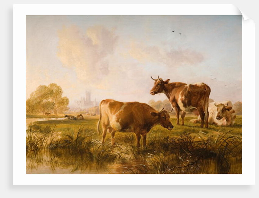 In the Canterbury Meadows, 1863 by Thomas Sidney Cooper
