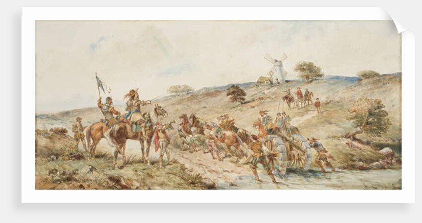 Prince Rupert at the Battle of Naseby I by George Cattermole