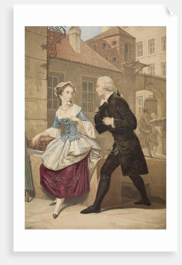 First Impressions, 1851 by George Baxter