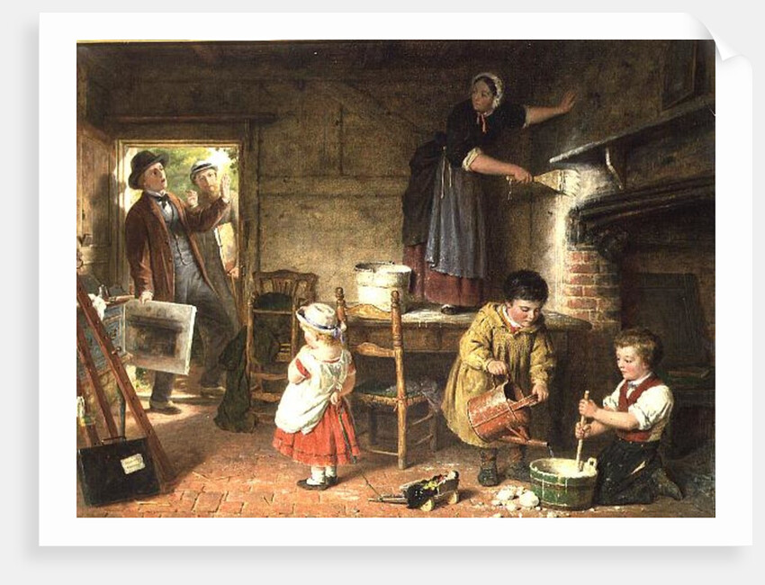 The Dismayed Artist, 1866 by Frederick Daniel Hardy
