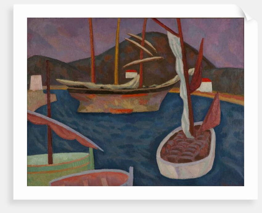 Boats in a Harbour 1915 by Roger Eliot Fry