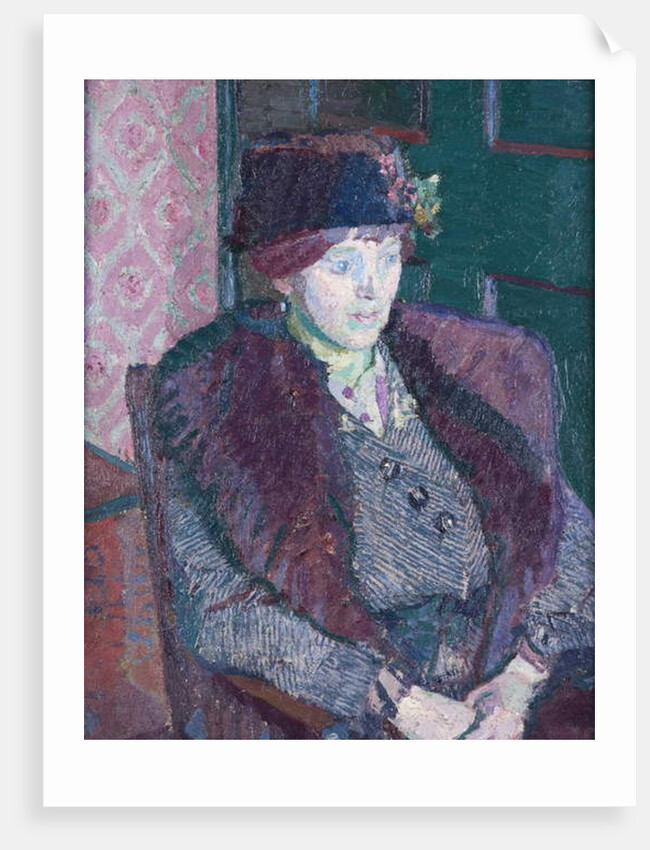 Portrait of Mrs Victor Sly, c.1914-15 by Harold Gilman