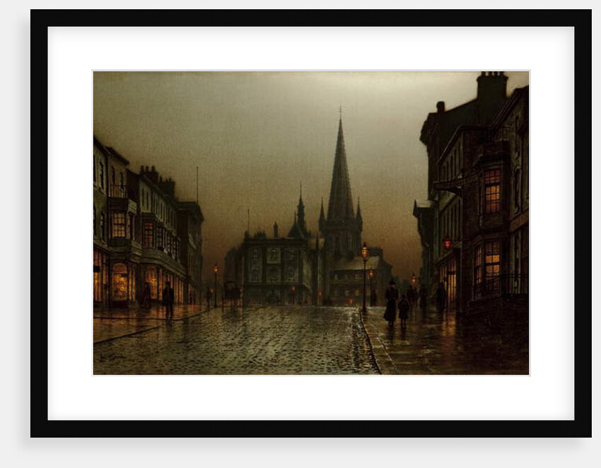 Wakefield, Upper Westgate, 1896 by Louis Grimshaw