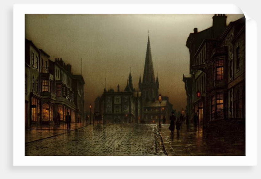 Wakefield, Upper Westgate, 1896 by Louis Grimshaw