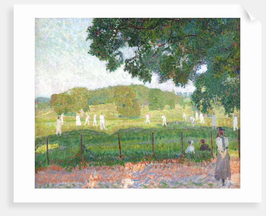 The Cricket Match, 1909 by Spencer Frederick Gore