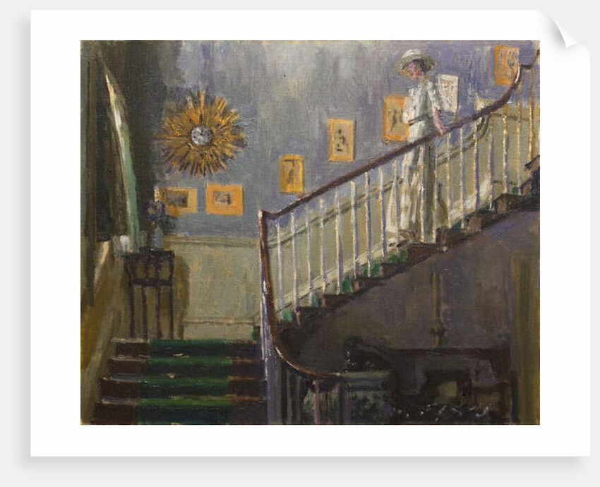 Ethel Sands Descending the Stairs at Newington by Walter Richard Sickert