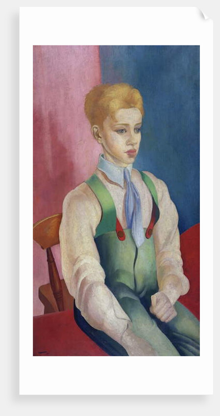 Portrait of a Boy, 1917 by Bernard Meninsky