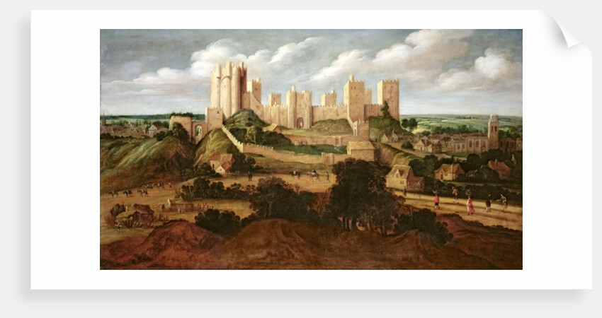 Pontefract Castle, c.1620-40 by Alexander Keirincx