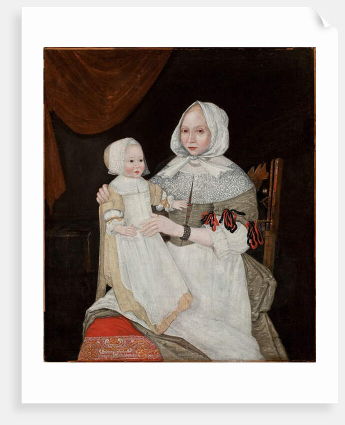 Mrs Elizabeth Freake and Baby Mary, c.1671-74 by American School
