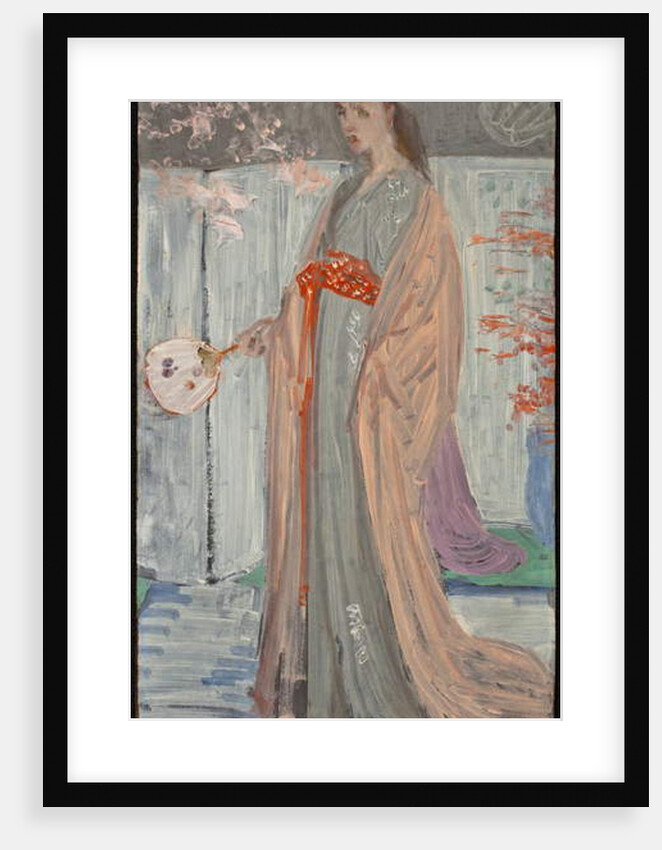 Sketch for Rose and Silver: La Princesse du Pays de la Porcelaine, 1863-64 by James Abbott McNeill Whistler