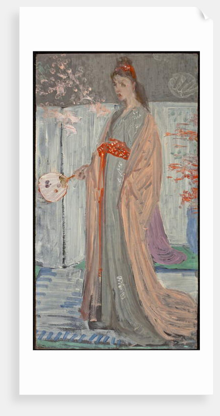 Sketch for Rose and Silver: La Princesse du Pays de la Porcelaine, 1863-64 by James Abbott McNeill Whistler