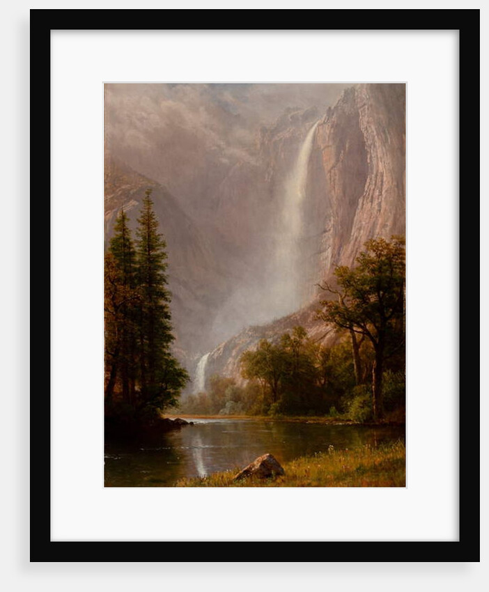 Yosemite Falls, c.1865-70 by Albert Bierstadt
