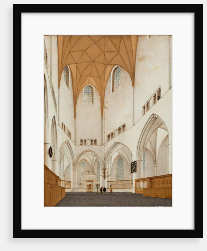 Interior of the Choir of St. Bavo's Church at Haarlem, 1660 by Pieter Jansz Saenredam