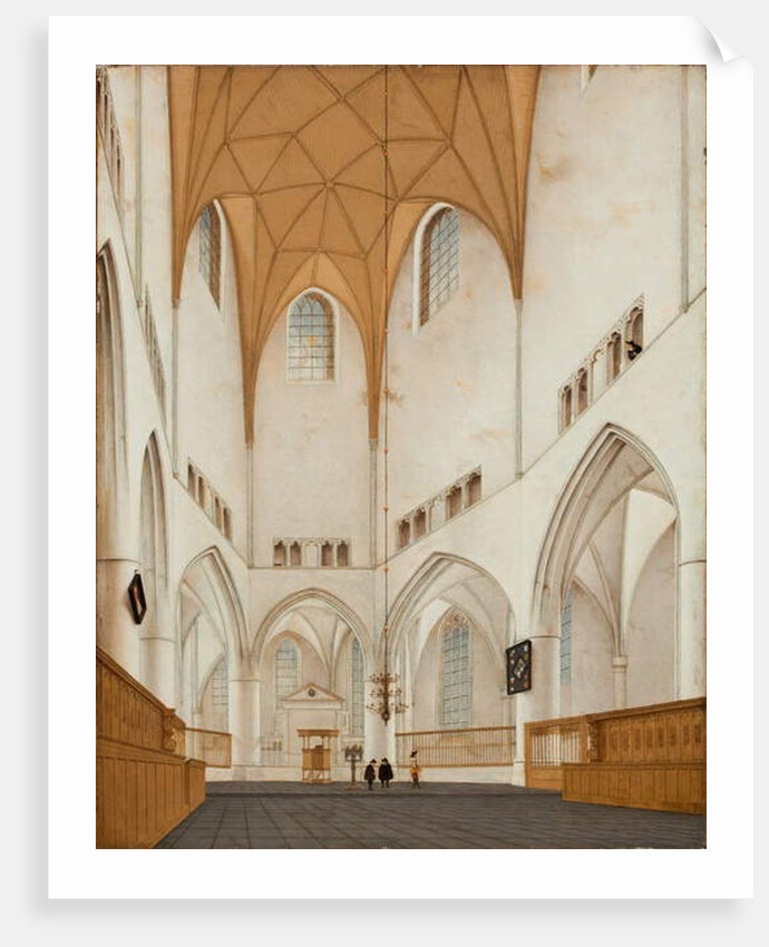 Interior of the Choir of St. Bavo's Church at Haarlem, 1660 by Pieter Jansz Saenredam