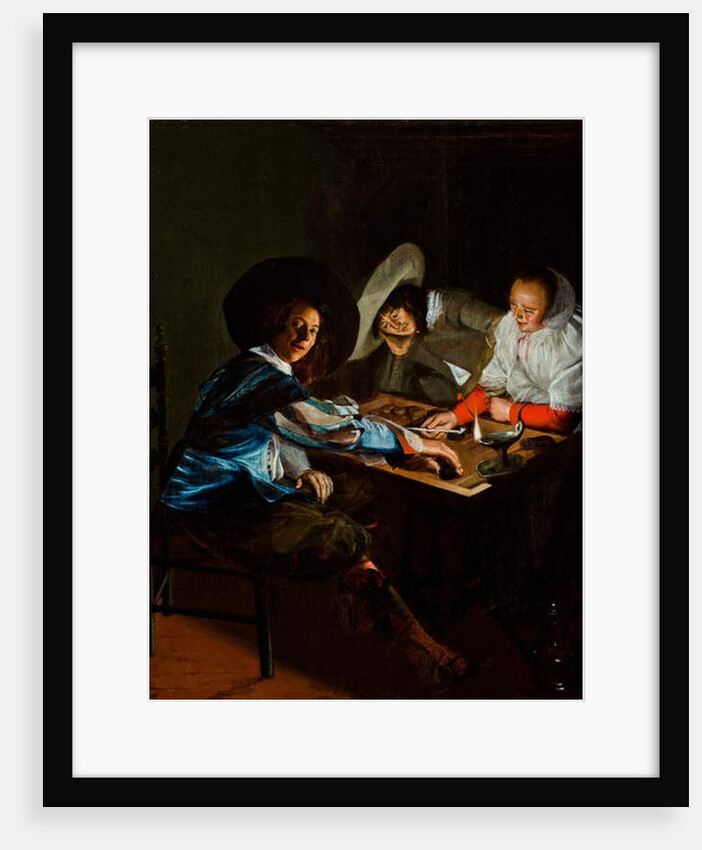 A Game of Tric-Trac, c.1630 by Judith Leyster