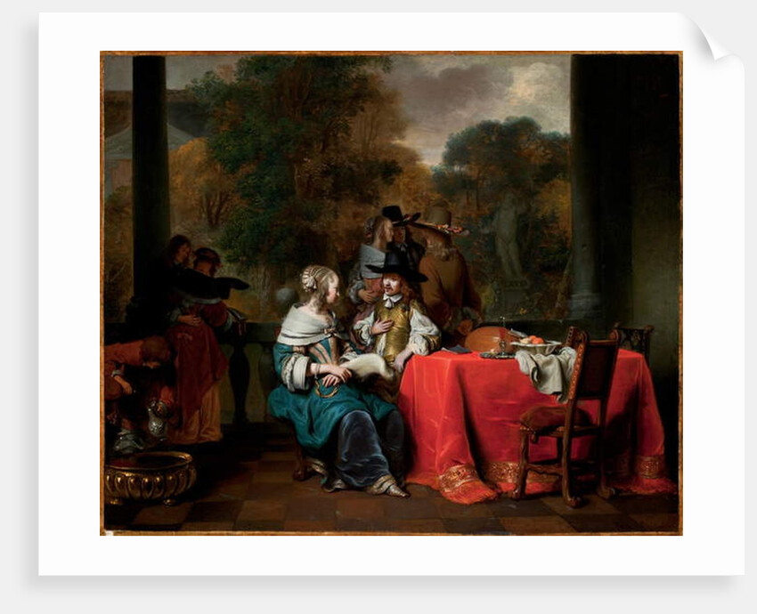 A Party on the Terrace by Gerbrandt van den Eeckhout