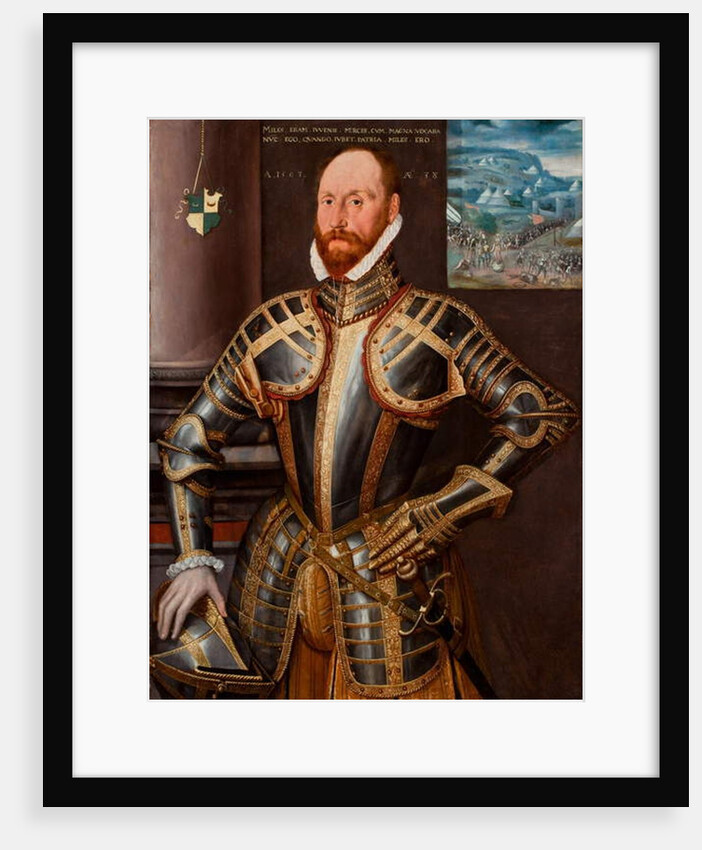 John Farnham, Gentlemen-Pensioner to Elizabeth I by or Muelen Steven van der Meulen