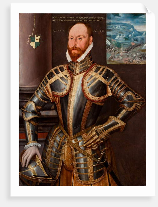 John Farnham, Gentlemen-Pensioner to Elizabeth I by or Muelen Steven van der Meulen