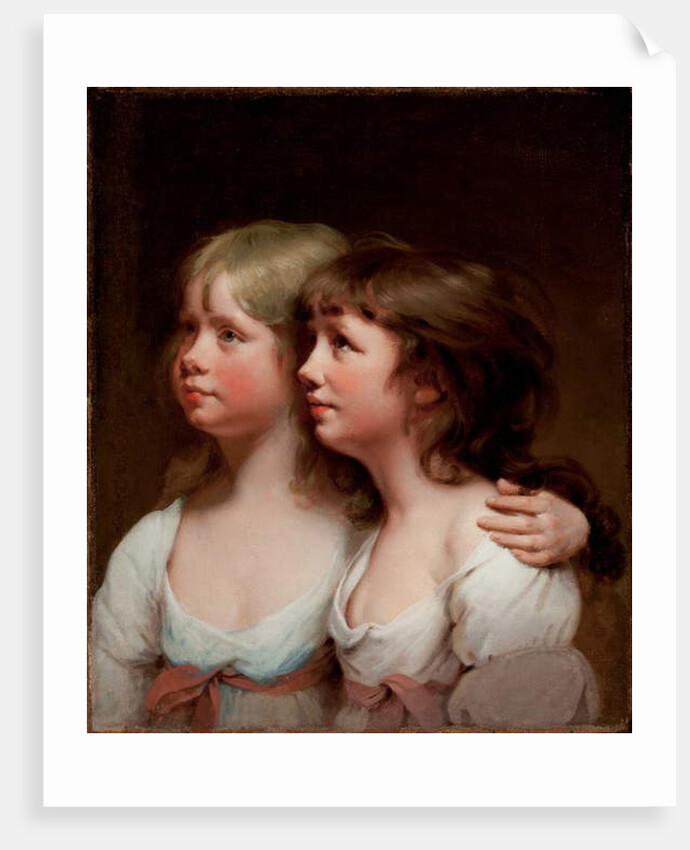 Portrait of Sarah and Ann Haden by Joseph Wright of Derby