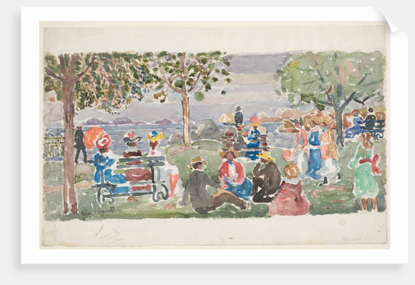 Gloucester Park by Maurice Brazil Prendergast