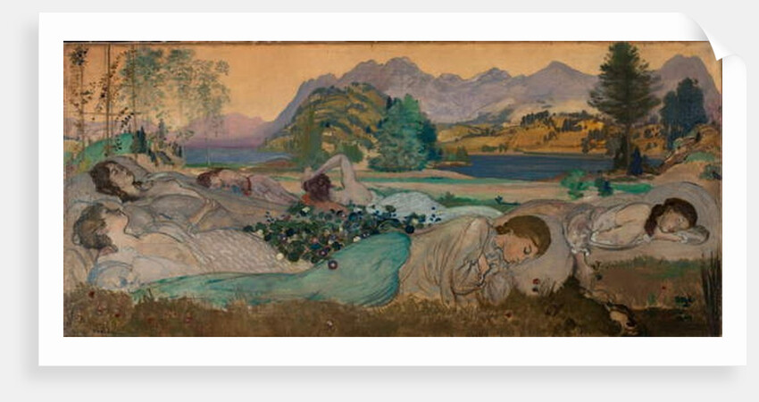 Sleep Lies Perfect in Them, 1908 by Arthur Bowen Davies