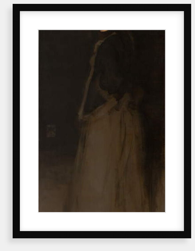 Arrangement in Black and Brown, the Fur Jacket by James Abbott McNeill Whistler