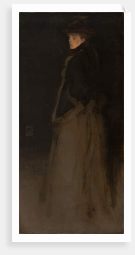 Arrangement in Black and Brown, the Fur Jacket by James Abbott McNeill Whistler