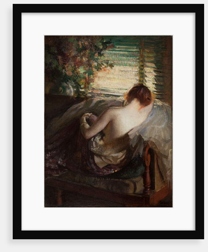The Venetian Blind by Edmund Charles Tarbell