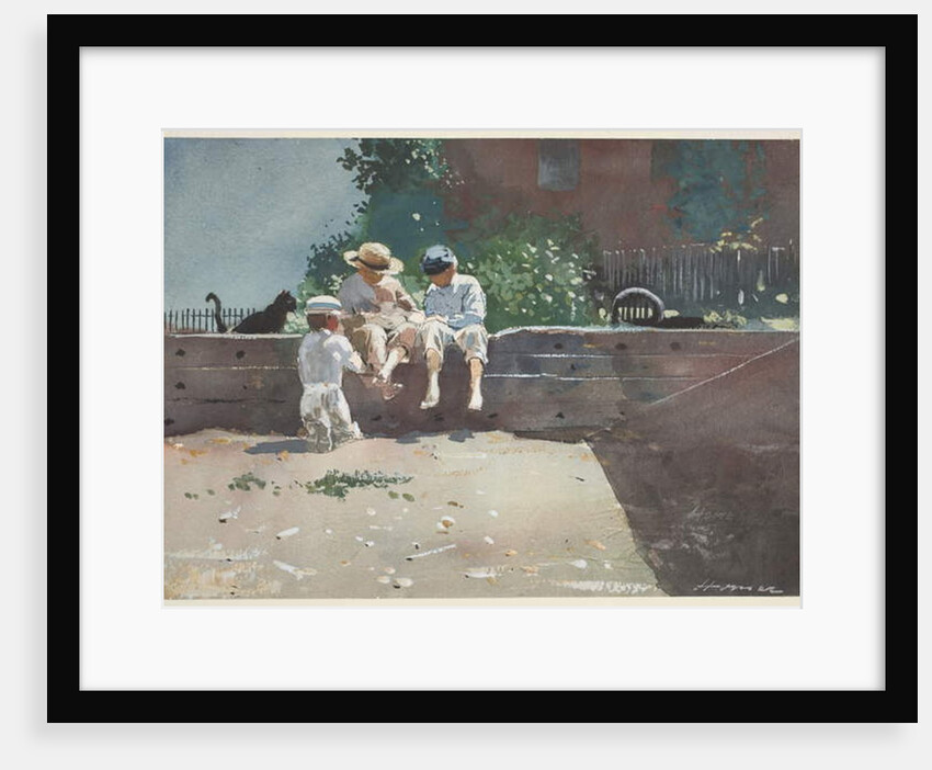 Boys and Kitten, 1873 by Winslow Homer